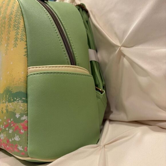 Loungefly X Princess and the Frog Tiana Mini Backpack & Zip Wallet Set NWT - Picture 5 of 13